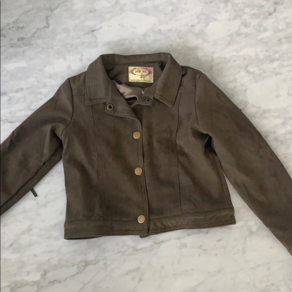 Joyfolie faux-suede jacket